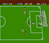 une photo d'Ã©cran de Soccer sur Nintendo Nes